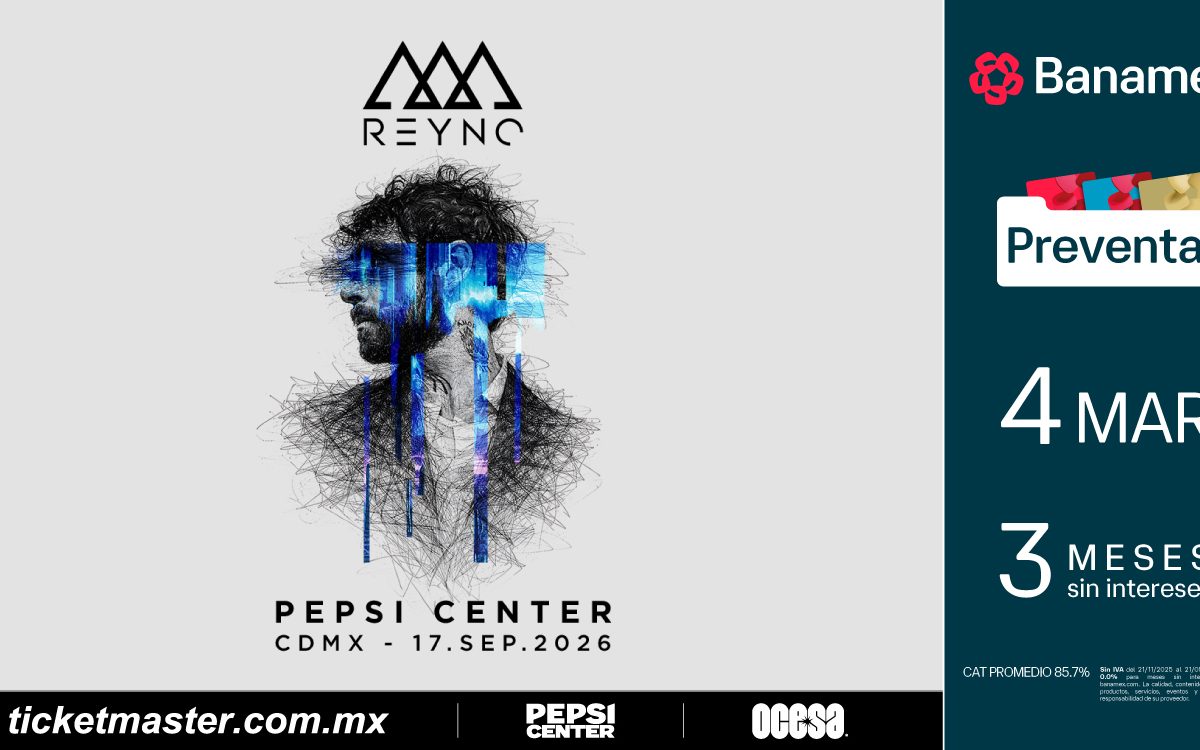 REYNO ANUNCIA UN CONCIERTO ESPECIAL EN LA CDMX PARA CELEBRAR SU NUEVA ETAPA