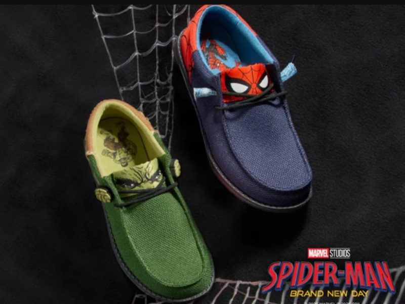 HEYDUDE lanza colección de Spider-Man y Hulk