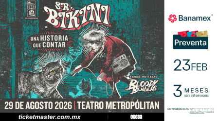 SR. BIKINI LLEVARÁ SU SURF INSTRUMENTAL AL TEATRO METROPÓLITAN CON NUEVA MÚSICA