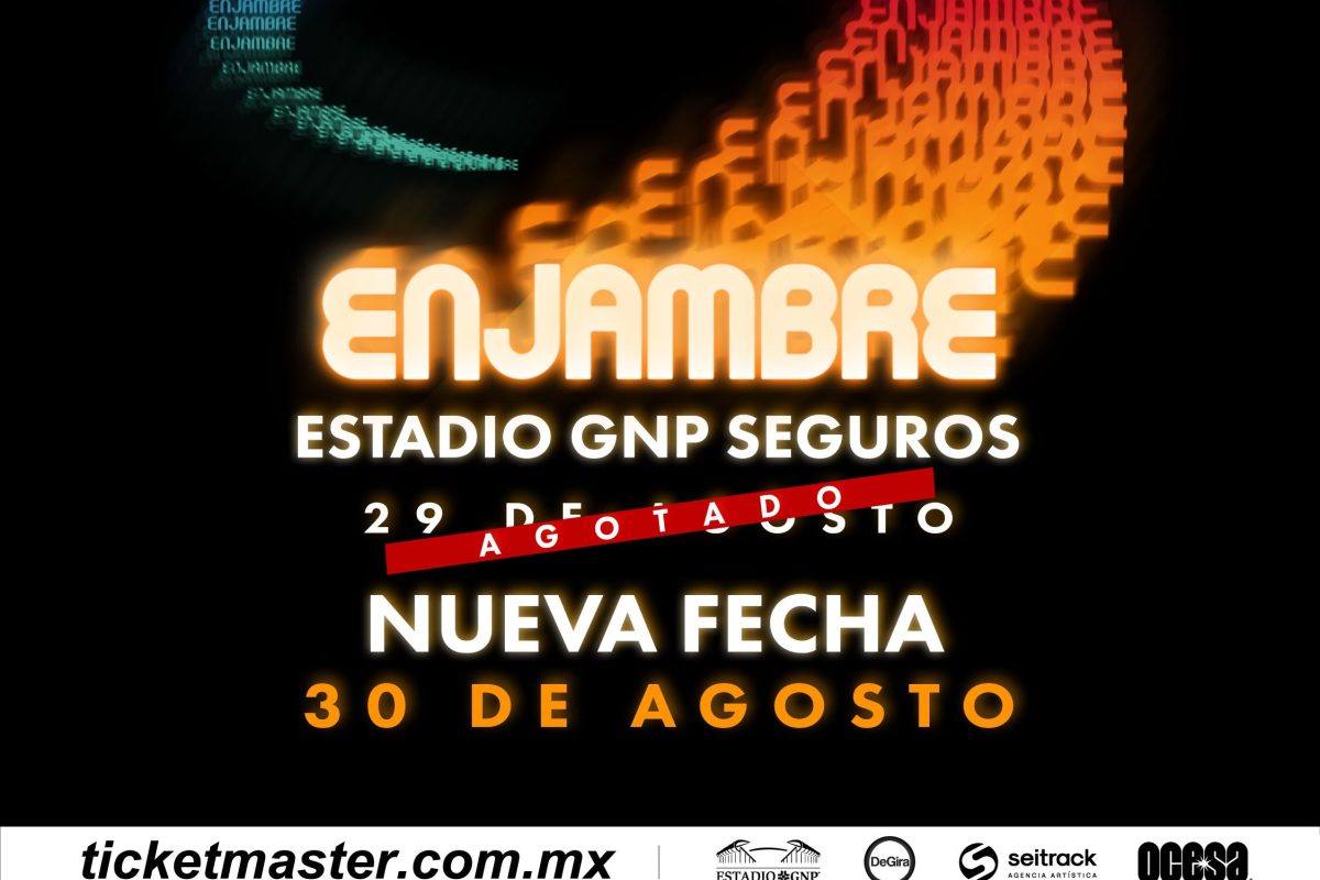 ENJAMBRE LLEVARÁ SU HISTORIA A DOS NOCHES EN EL ESTADIO GNP