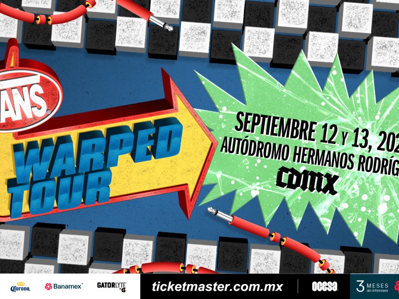 VANS WARPED TOUR MÉXICO REÚNE A GRANDES REFERENTES DEL PUNK Y ROCK ALTERNATIVO EN SU PRIMERA EDICIÓN