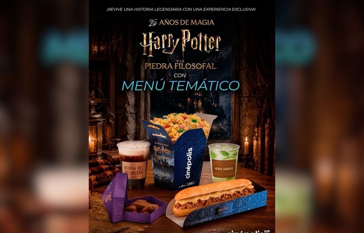 Harry Potter y la Piedra Filosofal: Menú Temático y promocionales disponibles que llegarán a Cinépolis