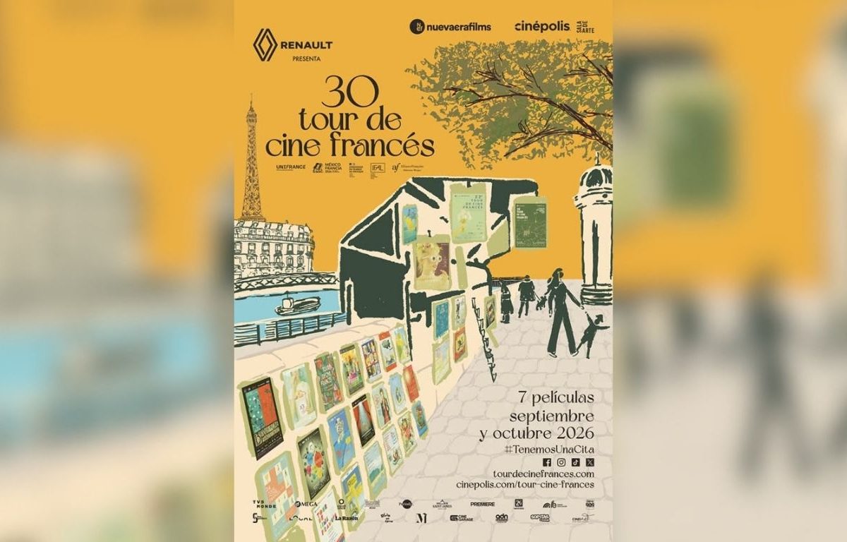 Tour de Cine Francés 2026 – Fechas, Películas y Cinebono