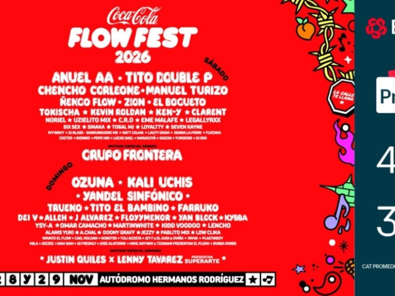 PROYECTOS NO HEADLINERS QUE DEBES DESCUBRIR EL DOMINGO EN EL COCA-COLA FLOW FEST 2026