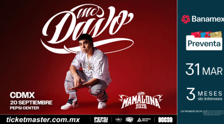 MC DAVO LLEVARÁ LA SELVA DE ASFALTO AL PEPSI CENTER