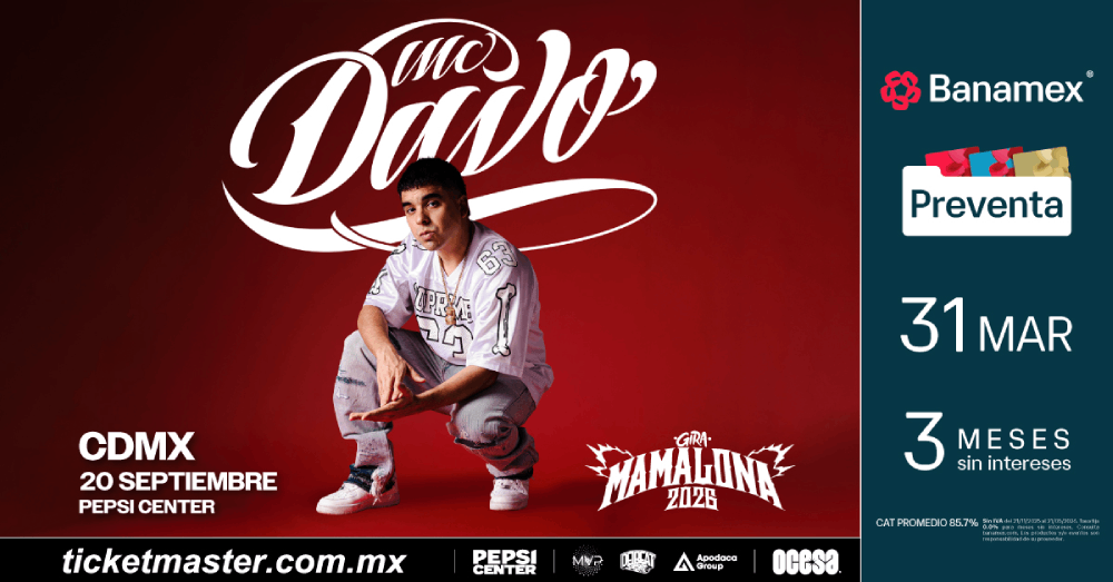 MC DAVO LLEVARÁ LA SELVA DE ASFALTO AL PEPSI CENTER