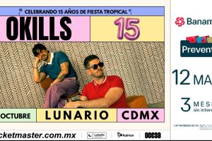OKILLS LLEVARÁ SU ROCK TROPICAL AL LUNARIO DEL AUDITORIO NACIONAL