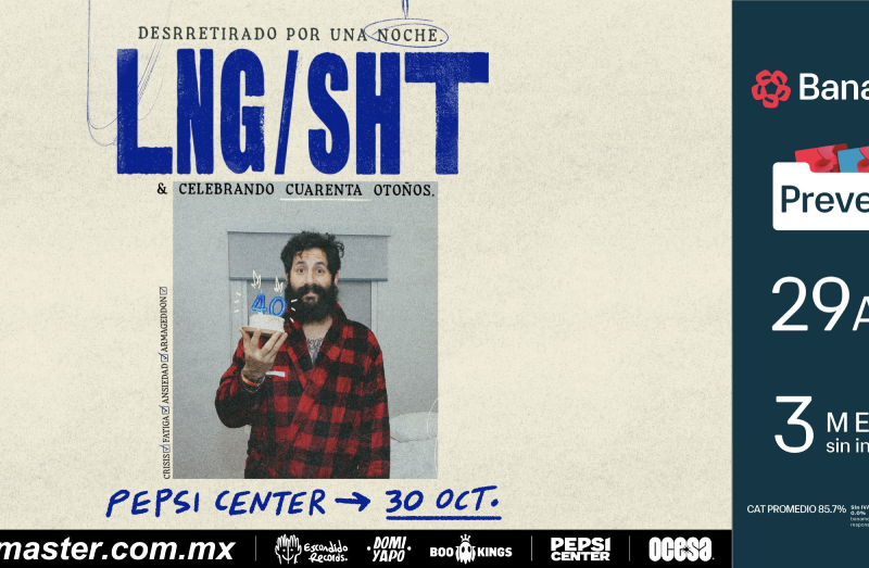 LNG/SHT REGRESARÁ A LOS ESCENARIOS CON UNA NOCHE ESPECIAL EN EL PEPSI CENTER