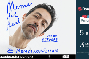 MEME DEL REAL REGRESARÁ AL TEATRO METROPÓLITAN