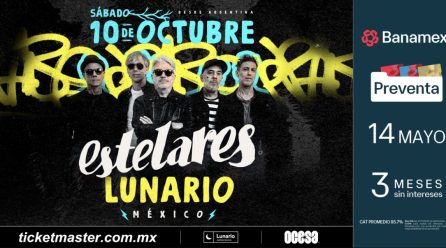 ESTELARES LLEVARÁ SU ROCK ARGENTINO AL LUNARIO ESTE SÁBADO